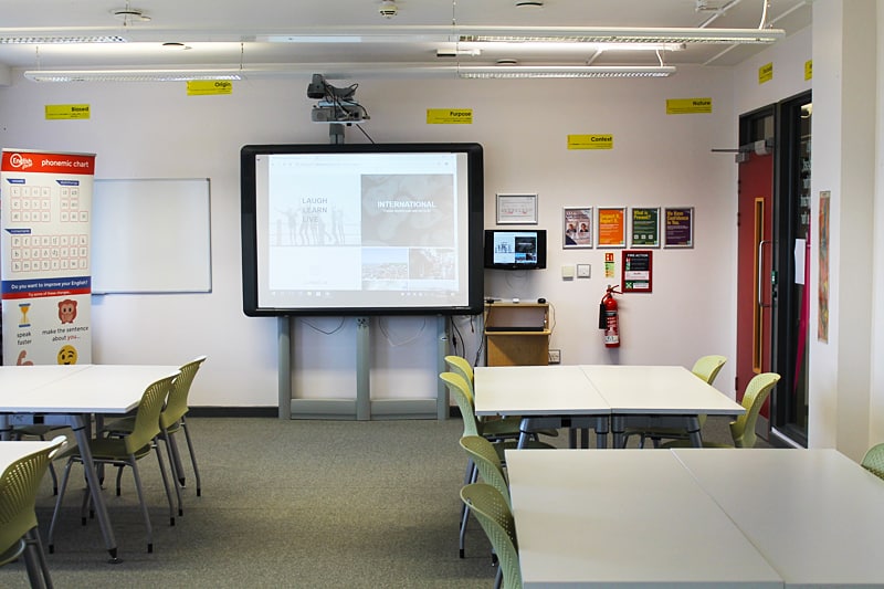 Bright and spacious classrooms